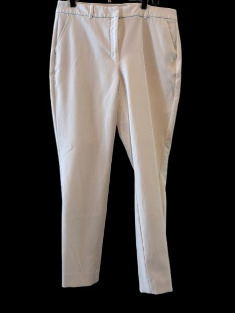 White House Black Market  Slim Dress Pants in ivory 14T